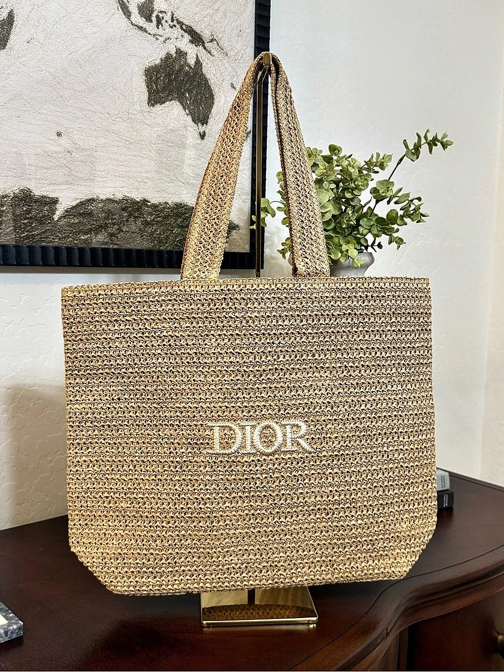 Dior New Woven Tote